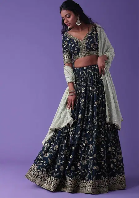 Zeel Vol 28 Georgette Digital Printed Designer Lehenga Choli Wholesale Clothing Suppliers In India